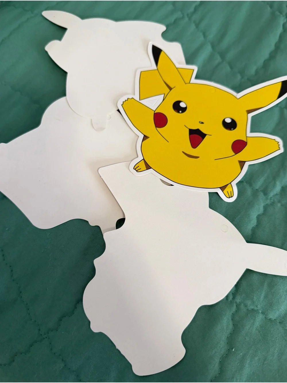 Pokemon birthday cake, cupcake toppers and table decorations set